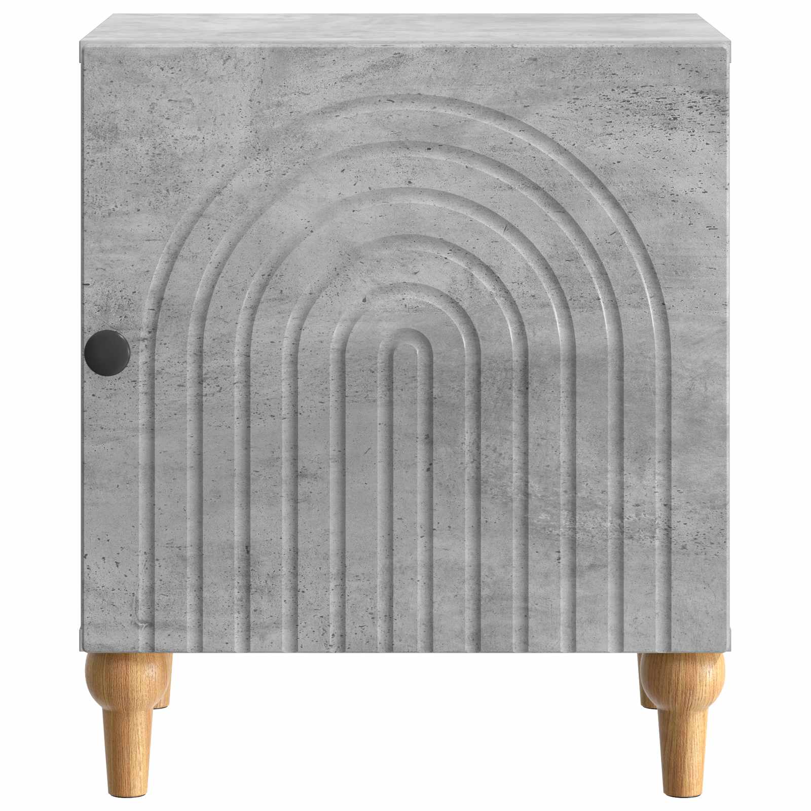vidaXL Bedside Cabinet Concrete Grey 43 x 34.5 x 50 cm Engineered Wood 5