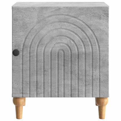 vidaXL Bedside Cabinet Concrete Grey 43 x 34.5 x 50 cm Engineered Wood 5