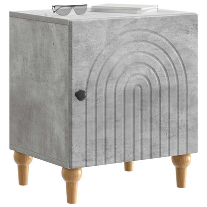vidaXL Bedside Cabinet Concrete Grey 43 x 34.5 x 50 cm Engineered Wood 3