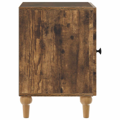 vidaXL Bedside Cabinet Smoked Oak 43 x 34.5 x 50 cm Engineered Wood 6