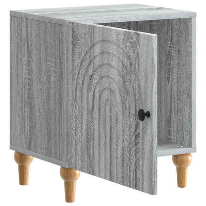vidaXL Bedside Cabinet Grey Sonoma 43 x 34.5 x 50 cm Engineered Wood 4