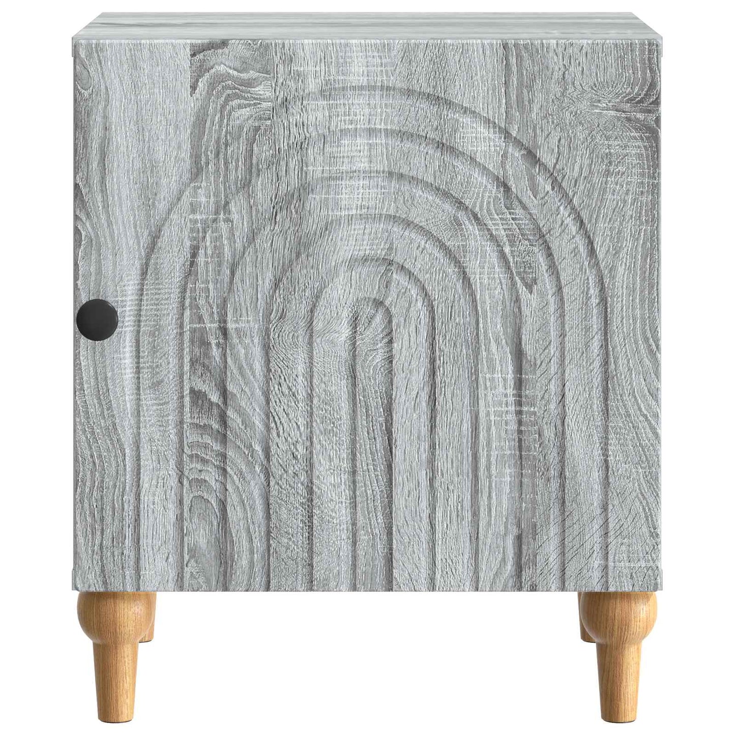vidaXL Bedside Cabinet Grey Sonoma 43 x 34.5 x 50 cm Engineered Wood 5