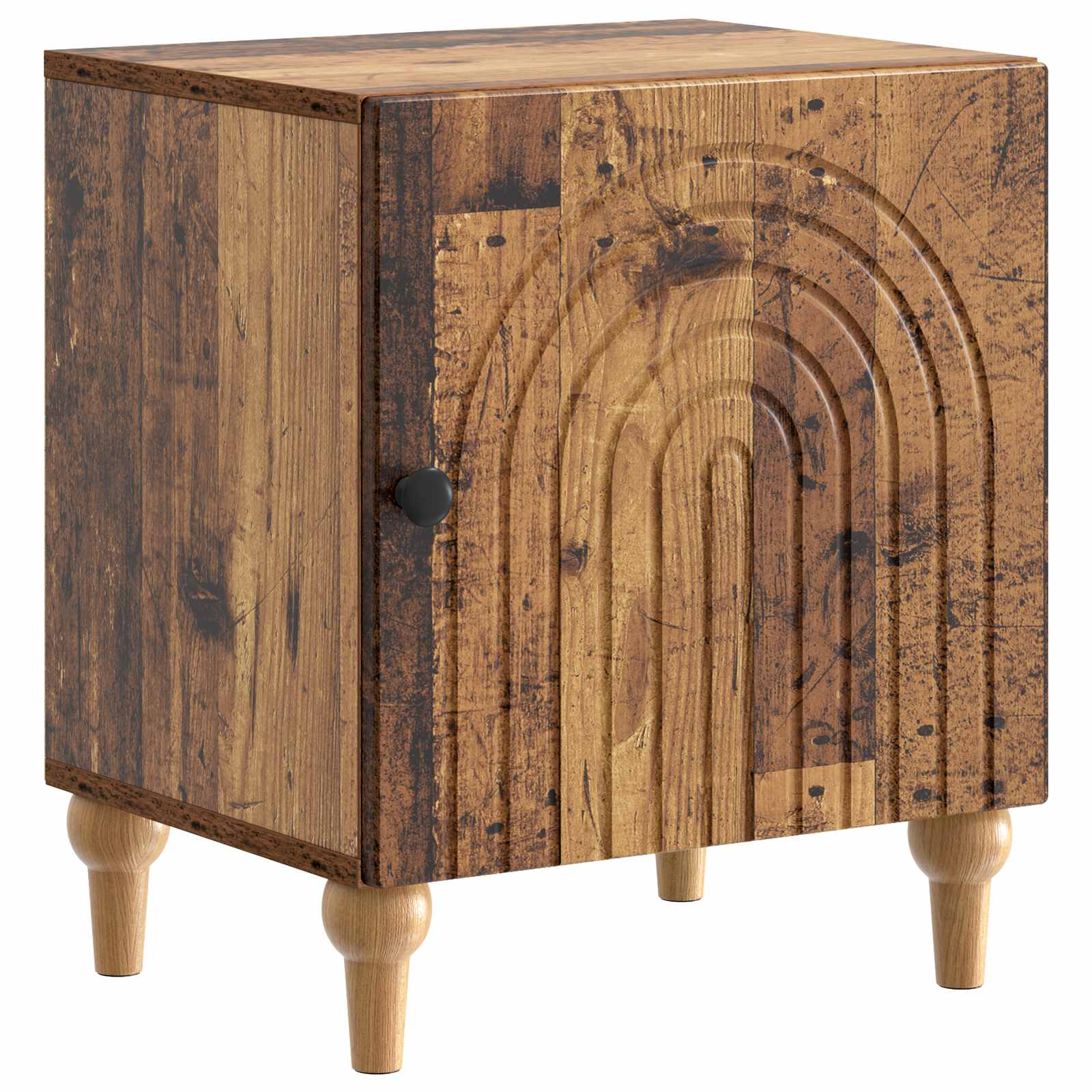vidaXL Bedside Cabinet Old Wood 43 x 34.5 x 50 cm Engineered Wood 2