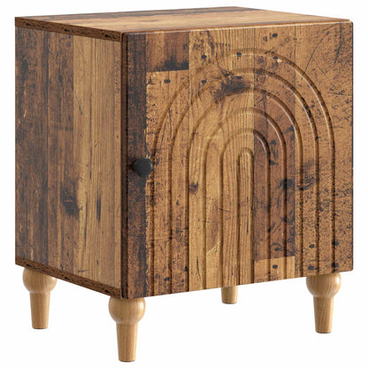 vidaXL Bedside Cabinet Old Wood 43 x 34.5 x 50 cm Engineered Wood 2