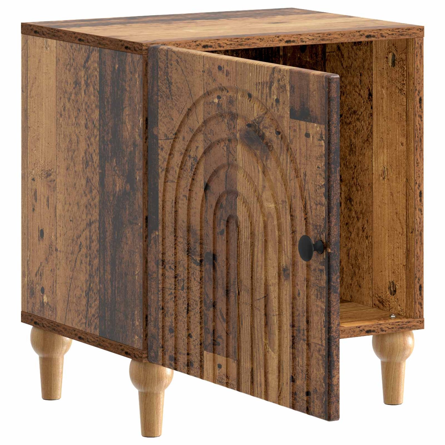 vidaXL Bedside Cabinet Old Wood 43 x 34.5 x 50 cm Engineered Wood 4