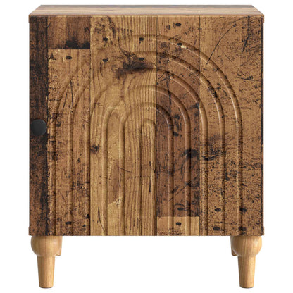 vidaXL Bedside Cabinet Old Wood 43 x 34.5 x 50 cm Engineered Wood 5