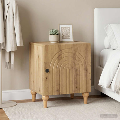vidaXL Bedside Cabinet 43 x 34.5 x 50 cm Engineered Wood