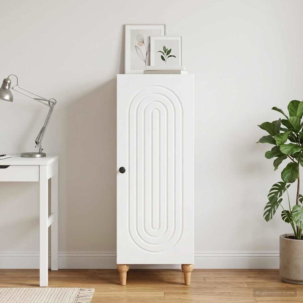 vidaXL Sideboard White 33 x 34.5 x 90 cm Engineered Wood 4