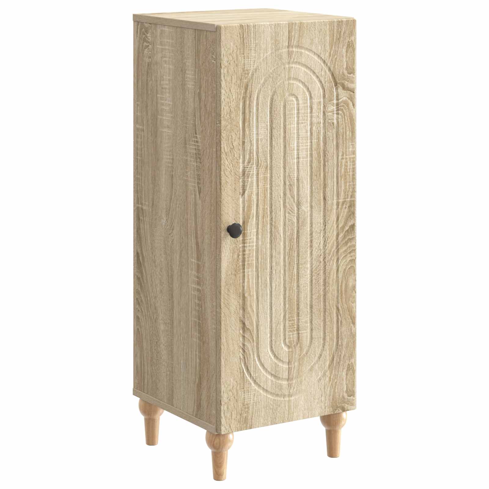vidaXL Sideboard Sonoma Oak 33 x 34.5 x 90 cm Engineered Wood 2