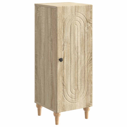vidaXL Sideboard Sonoma Oak 33 x 34.5 x 90 cm Engineered Wood 2
