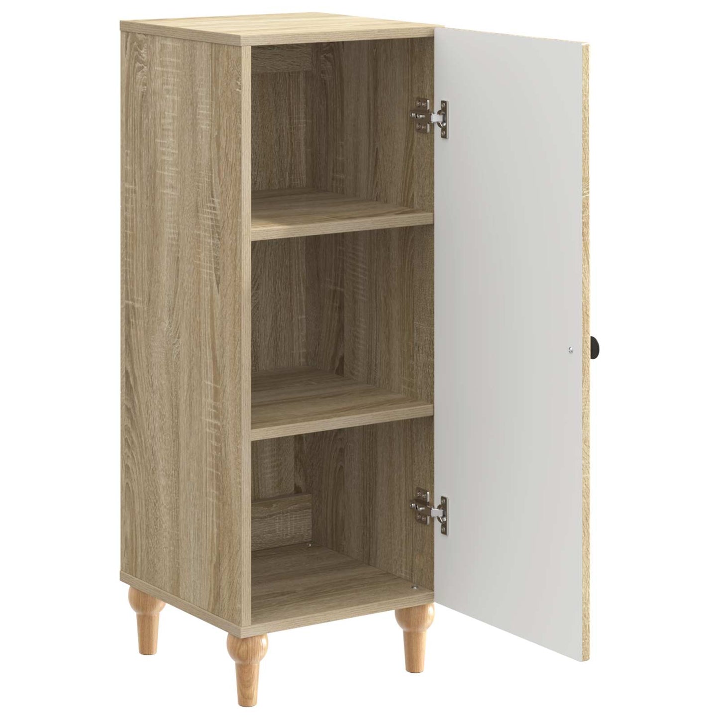 vidaXL Sideboard Sonoma Oak 33 x 34.5 x 90 cm Engineered Wood 5