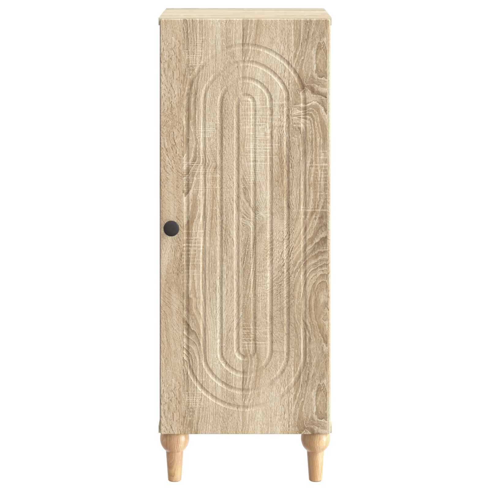 vidaXL Sideboard Sonoma Oak 33 x 34.5 x 90 cm Engineered Wood 6