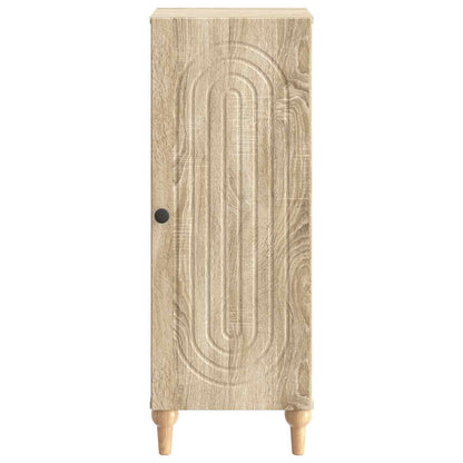 vidaXL Sideboard Sonoma Oak 33 x 34.5 x 90 cm Engineered Wood 6