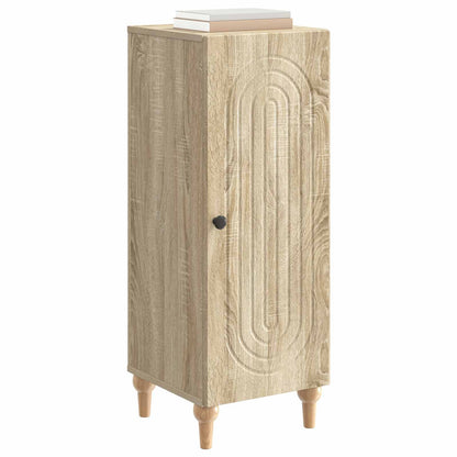 vidaXL Sideboard Sonoma Oak 33 x 34.5 x 90 cm Engineered Wood 3