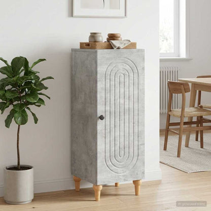 vidaXL Sideboard Concrete Grey 33 x 34.5 x 90 cm Engineered Wood 4