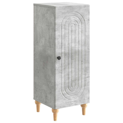 vidaXL Sideboard Concrete Grey 33 x 34.5 x 90 cm Engineered Wood 2