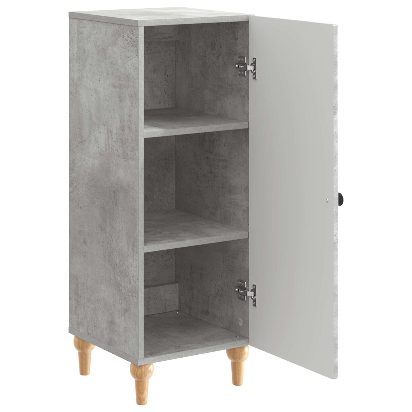 vidaXL Sideboard Concrete Grey 33 x 34.5 x 90 cm Engineered Wood 5