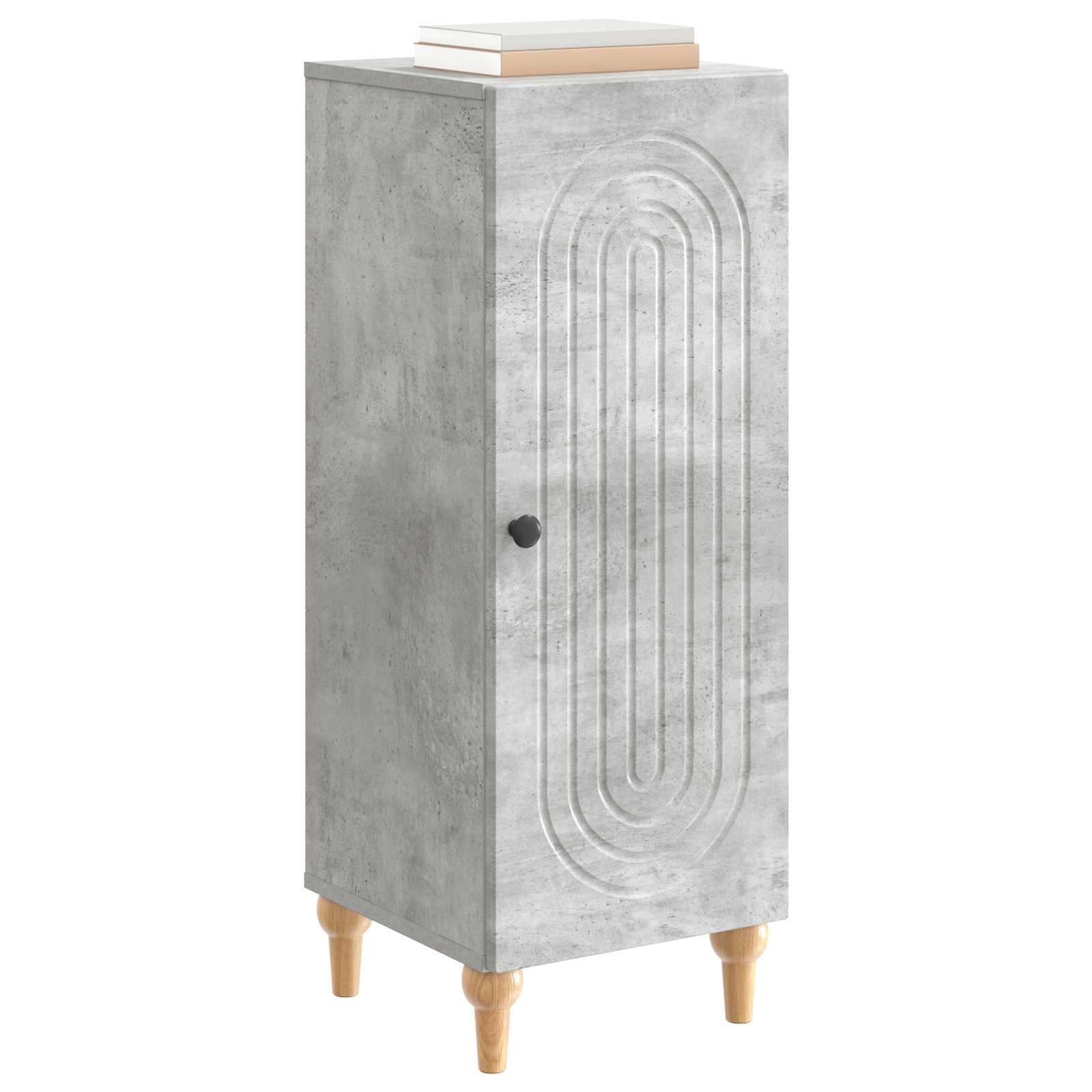 vidaXL Sideboard Concrete Grey 33 x 34.5 x 90 cm Engineered Wood 3