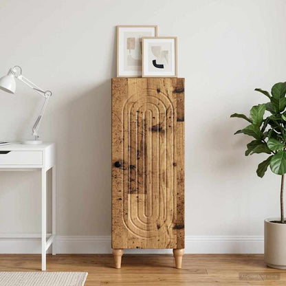 vidaXL Sideboard Old Wood 33 x 34.5 x 90 cm Engineered Wood 4