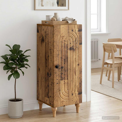 vidaXL Sideboard Old Wood 33 x 34.5 x 90 cm Engineered Wood 1