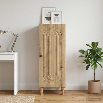 vidaXL Sideboard Artisan Oak 33 x 34.5 x 90 cm Engineered Wood 1