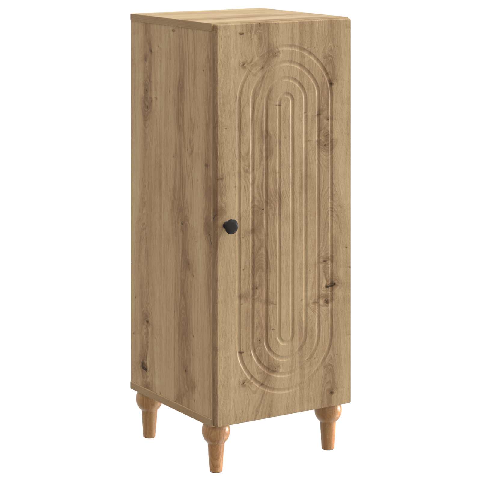 vidaXL Sideboard Artisan Oak 33 x 34.5 x 90 cm Engineered Wood 2