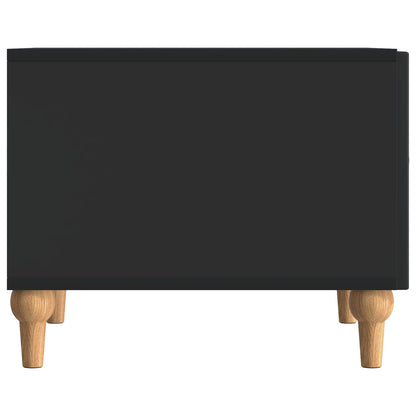 vidaXL Coffee Table with Drawer Black 49 x 50 x 40 cm Engineered Wood 6