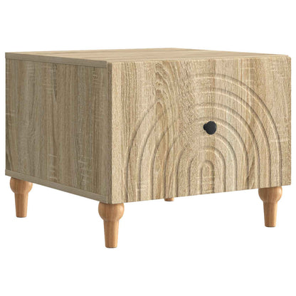 vidaXL Coffee Table Sonoma Oak 49 x 50 x 40 cm Engineered Wood 2