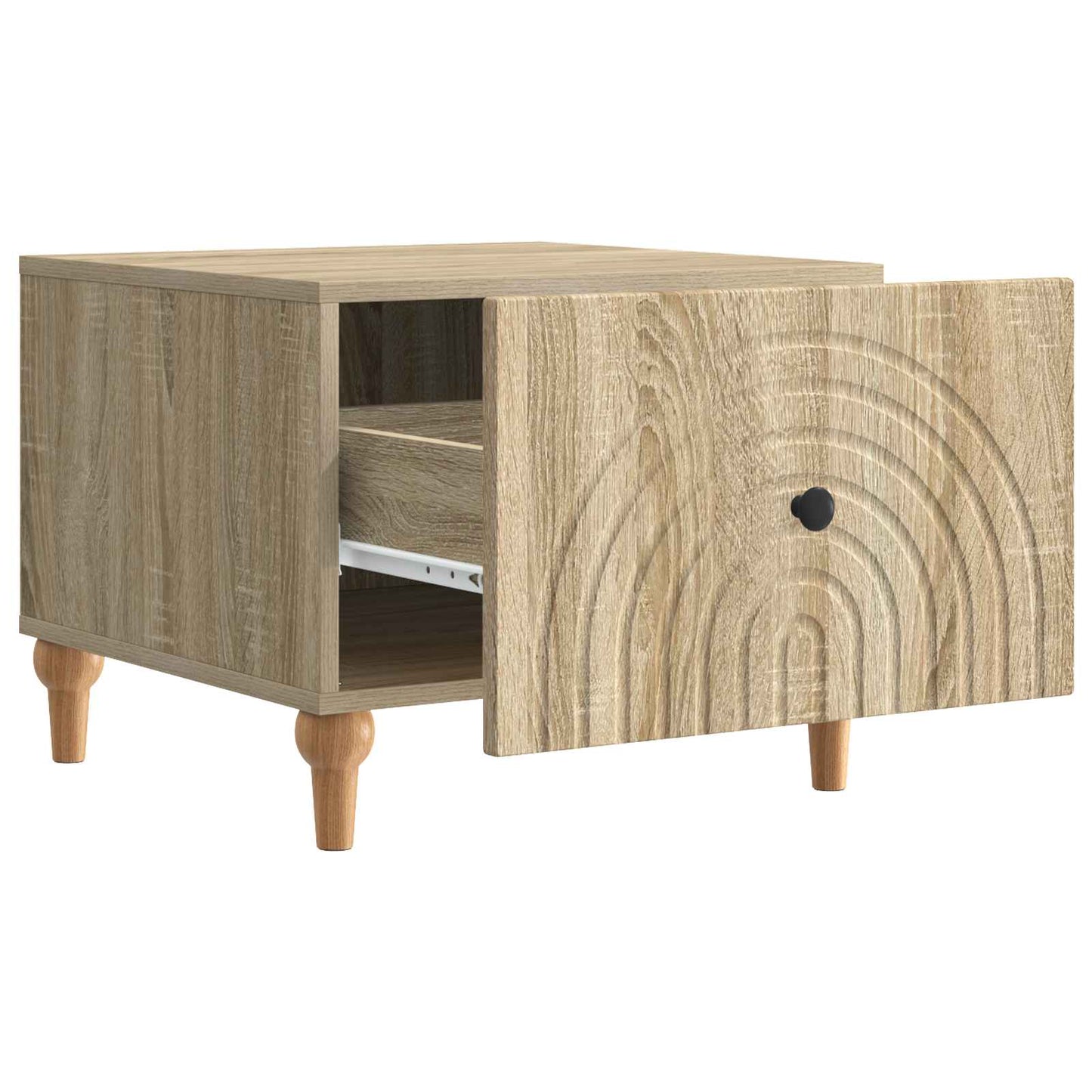vidaXL Coffee Table Sonoma Oak 49 x 50 x 40 cm Engineered Wood 4