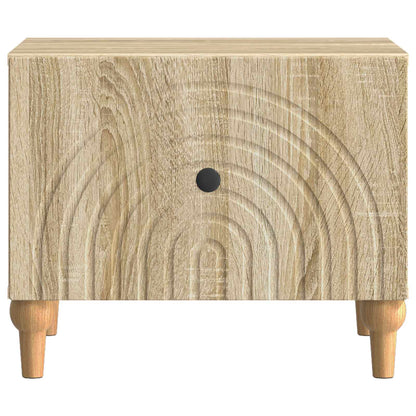 vidaXL Coffee Table Sonoma Oak 49 x 50 x 40 cm Engineered Wood 5