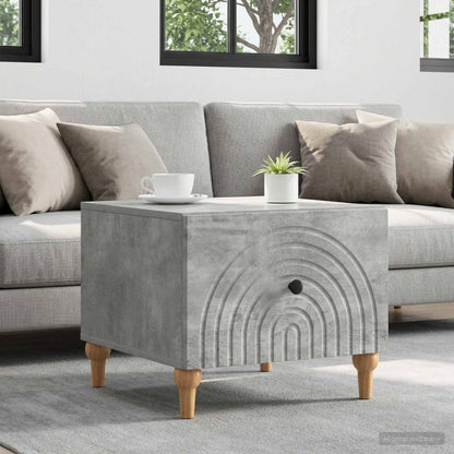 vidaXL Coffee Table Concrete Grey 49 x 50 x 40 cm Engineered Wood 1