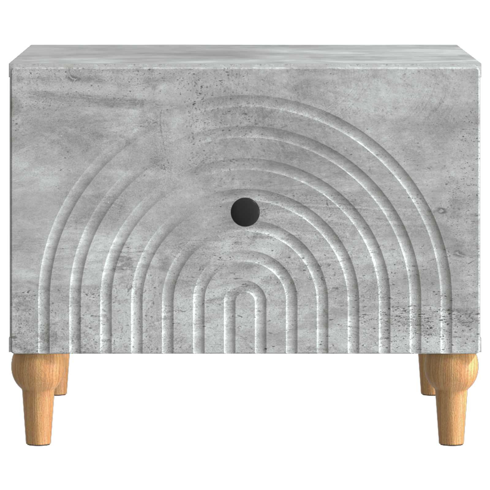vidaXL Coffee Table Concrete Grey 49 x 50 x 40 cm Engineered Wood 5