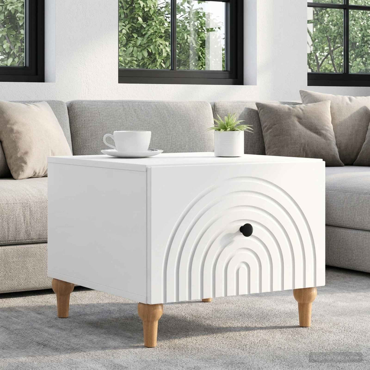 vidaXL Coffee Table 49 x 50 x 40 cm Engineered Wood