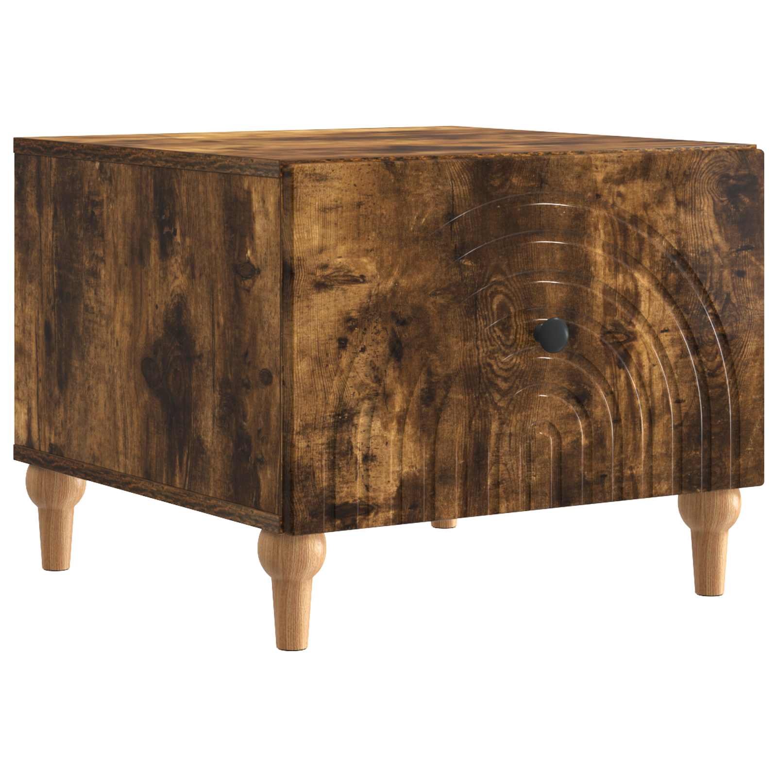 vidaXL Coffee Table Smoked Oak 49 x 50 x 40 cm Engineered Wood 2