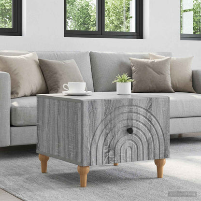 vidaXL Coffee Table Grey Sonoma 49 x 50 x 40 cm Engineered Wood 1