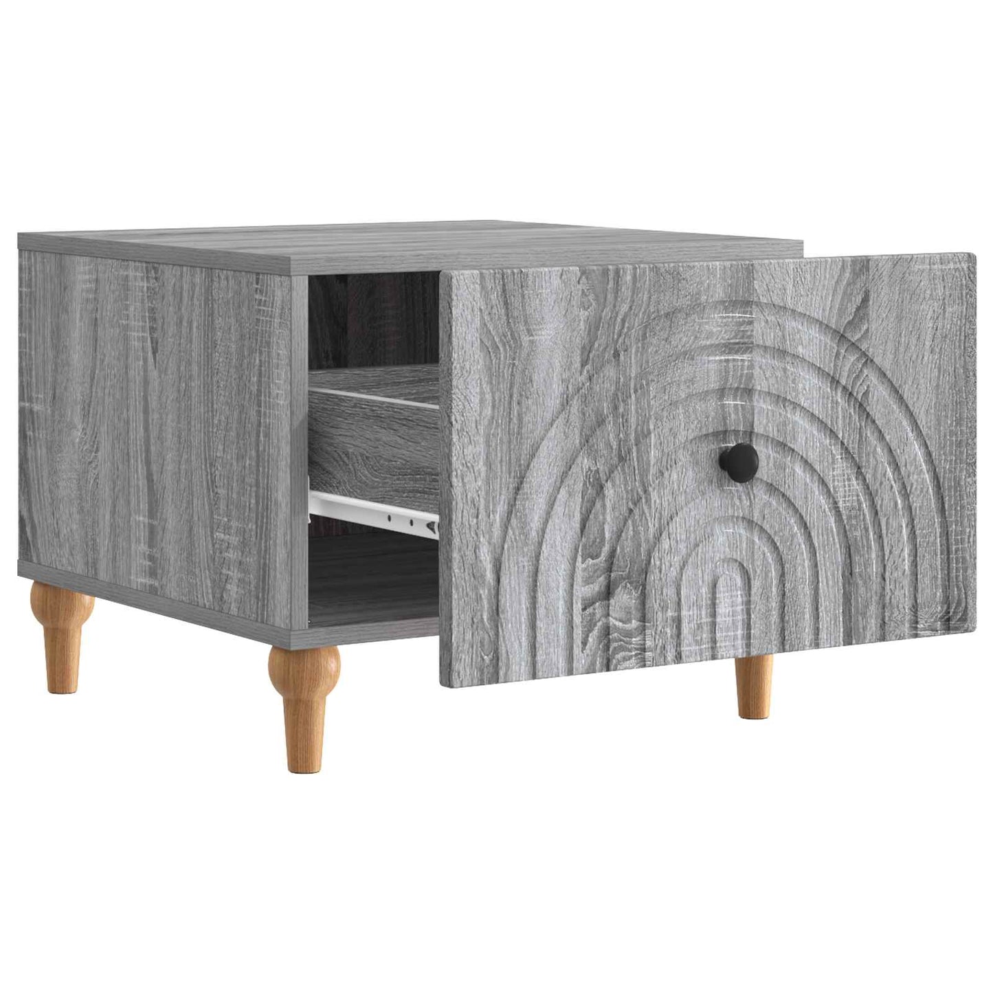 vidaXL Coffee Table Grey Sonoma 49 x 50 x 40 cm Engineered Wood 4