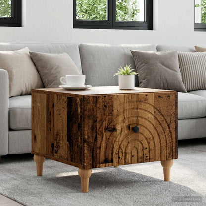 vidaXL Coffee Table Old Wood 49 x 50 x 40 cm Engineered Wood 1