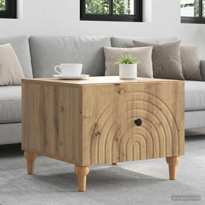 vidaXL Coffee Table Artisan Oak 49 x 50 x 40 cm Engineered Wood 1