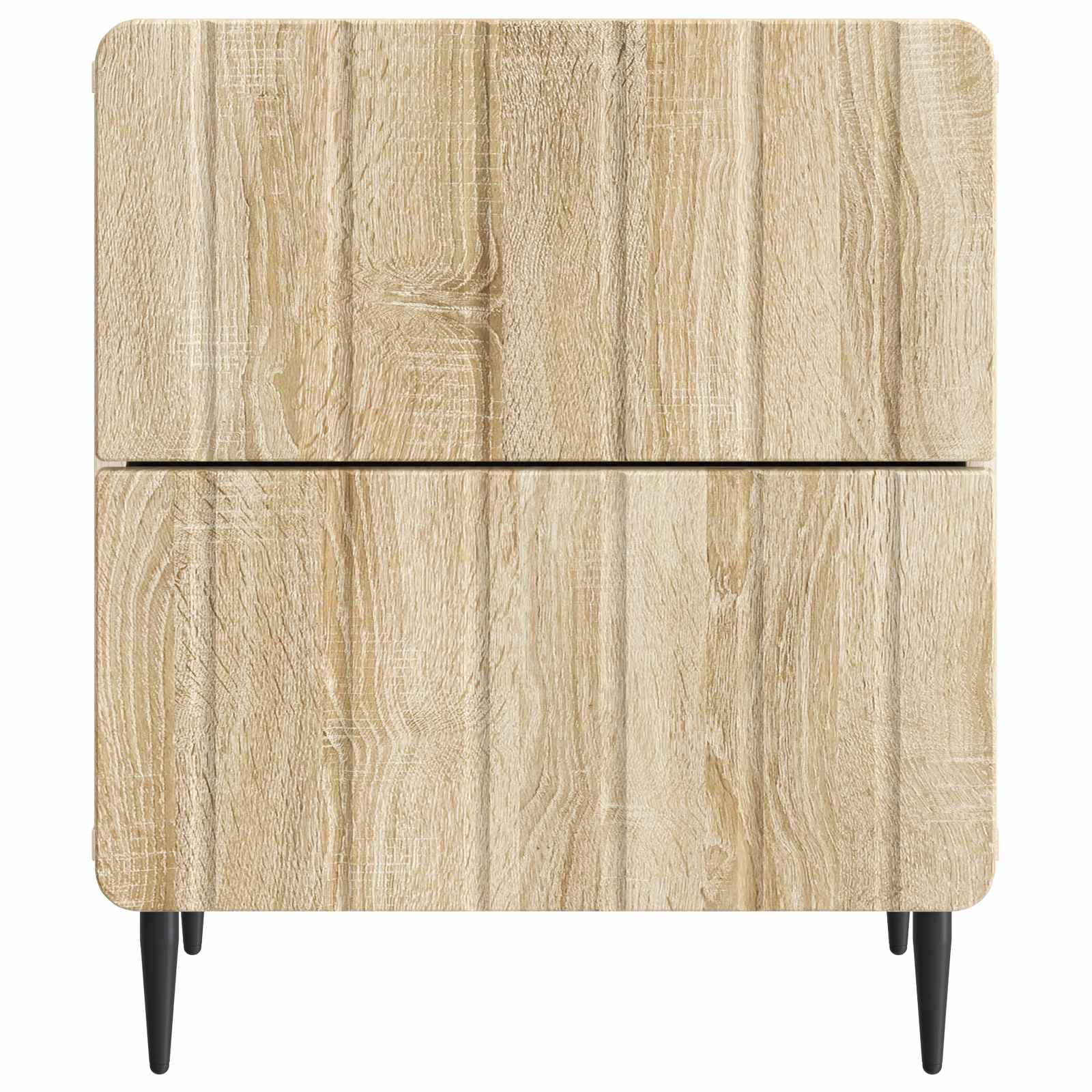 vidaXL Bedside Cabinet Sonoma Oak 43 x 34.5 x 49.5 cm Engineered Wood 5