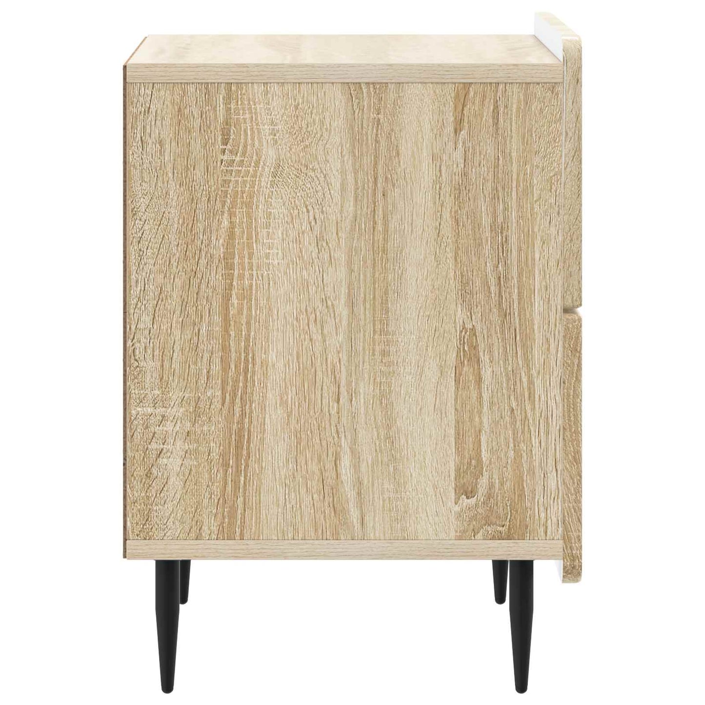 vidaXL Bedside Cabinet Sonoma Oak 43 x 34.5 x 49.5 cm Engineered Wood 6