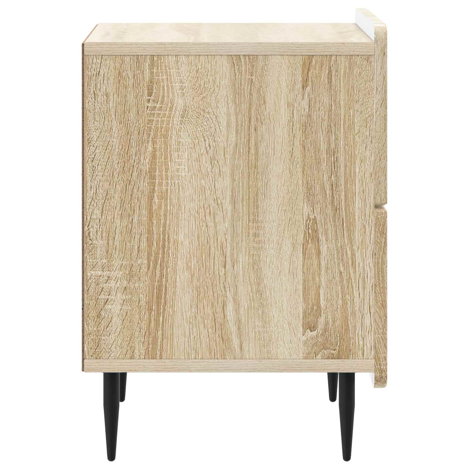 vidaXL Bedside Cabinet Sonoma Oak 43 x 34.5 x 49.5 cm Engineered Wood 6