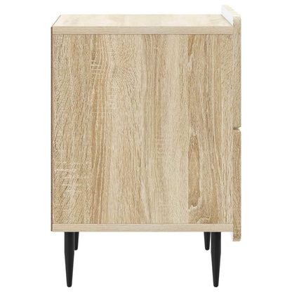 vidaXL Bedside Cabinet Sonoma Oak 43 x 34.5 x 49.5 cm Engineered Wood 6
