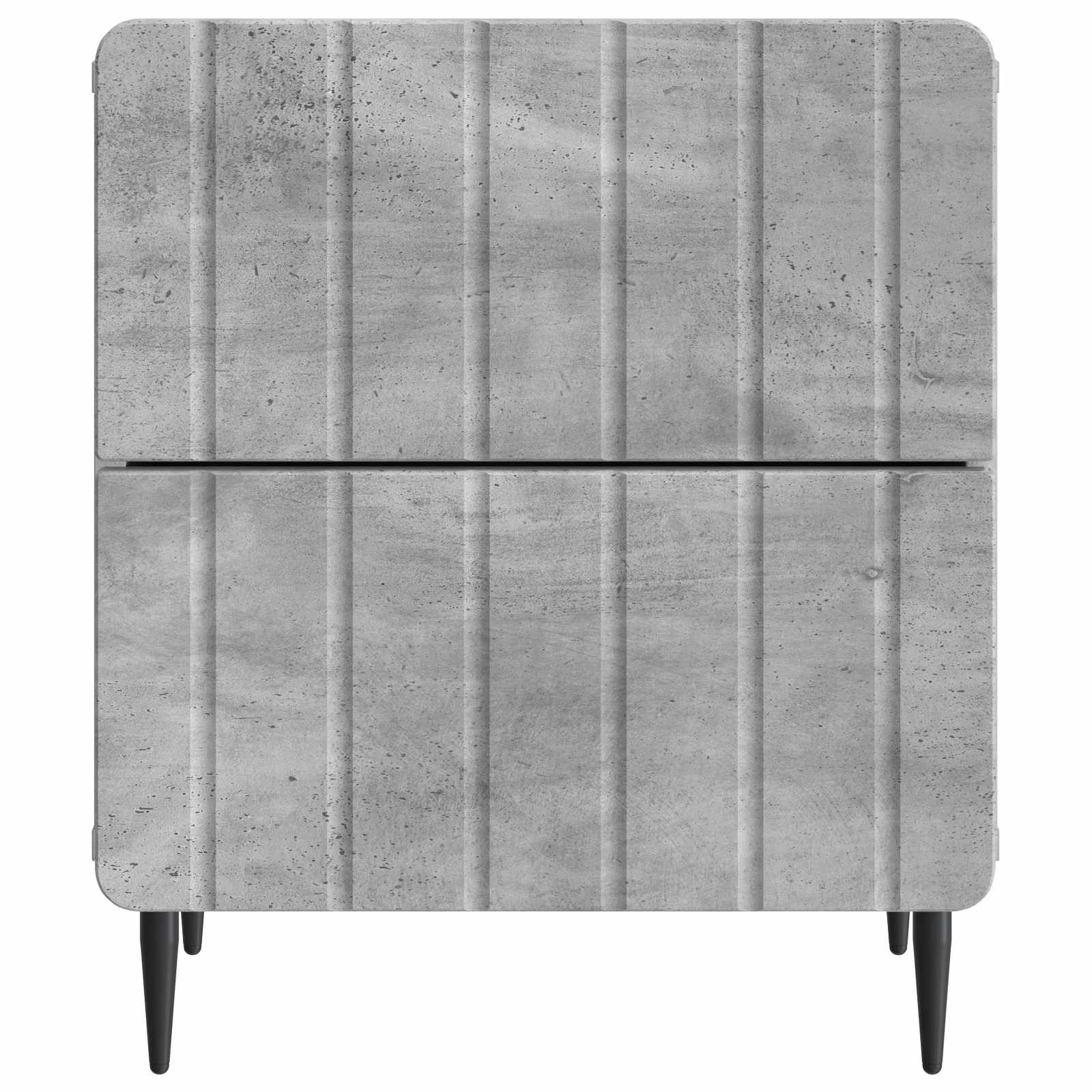 vidaXL Bedside Cabinet Concrete Grey 43 x 34.5 x 49.5 cm 5
