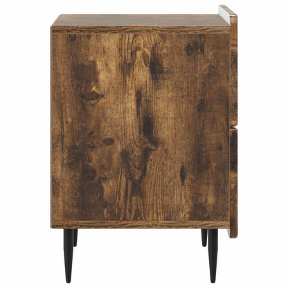 vidaXL Bedside Cabinet Smoked Oak 43 x 34.5 x 49.5 cm Engineered Wood 6