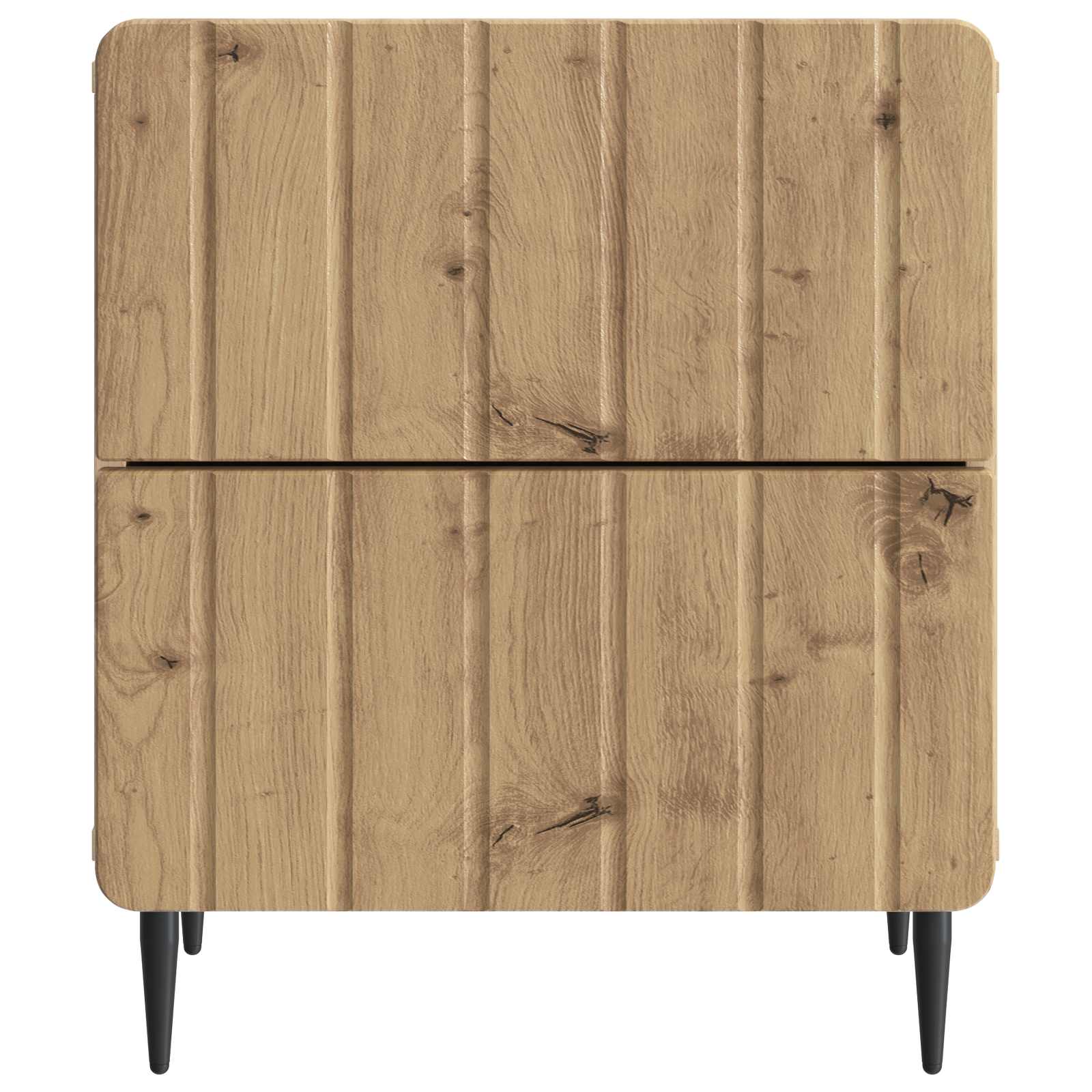 vidaXL Bedside Cabinet Artisan Oak 43 x 34.5 x 49.5 cm Engineered Wood 5