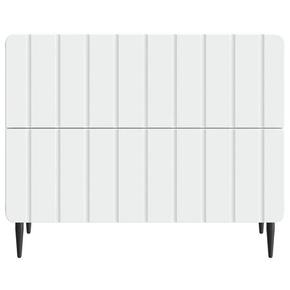 vidaXL Bedside Cabinet White 62 x 34.5 x 49.5 cm Engineered Wood 5