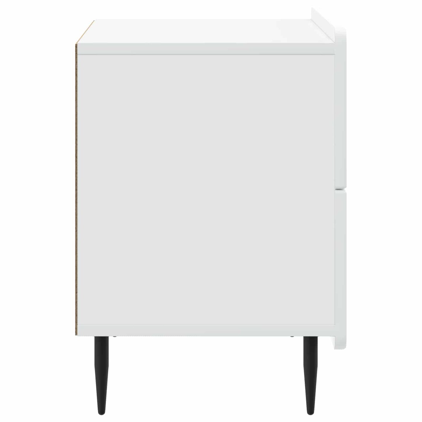 vidaXL Bedside Cabinet White 62 x 34.5 x 49.5 cm Engineered Wood 6