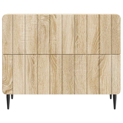 vidaXL Bedside Cabinet Sonoma Oak 62 x 34.5 x 49.5 cm Engineered Wood 5