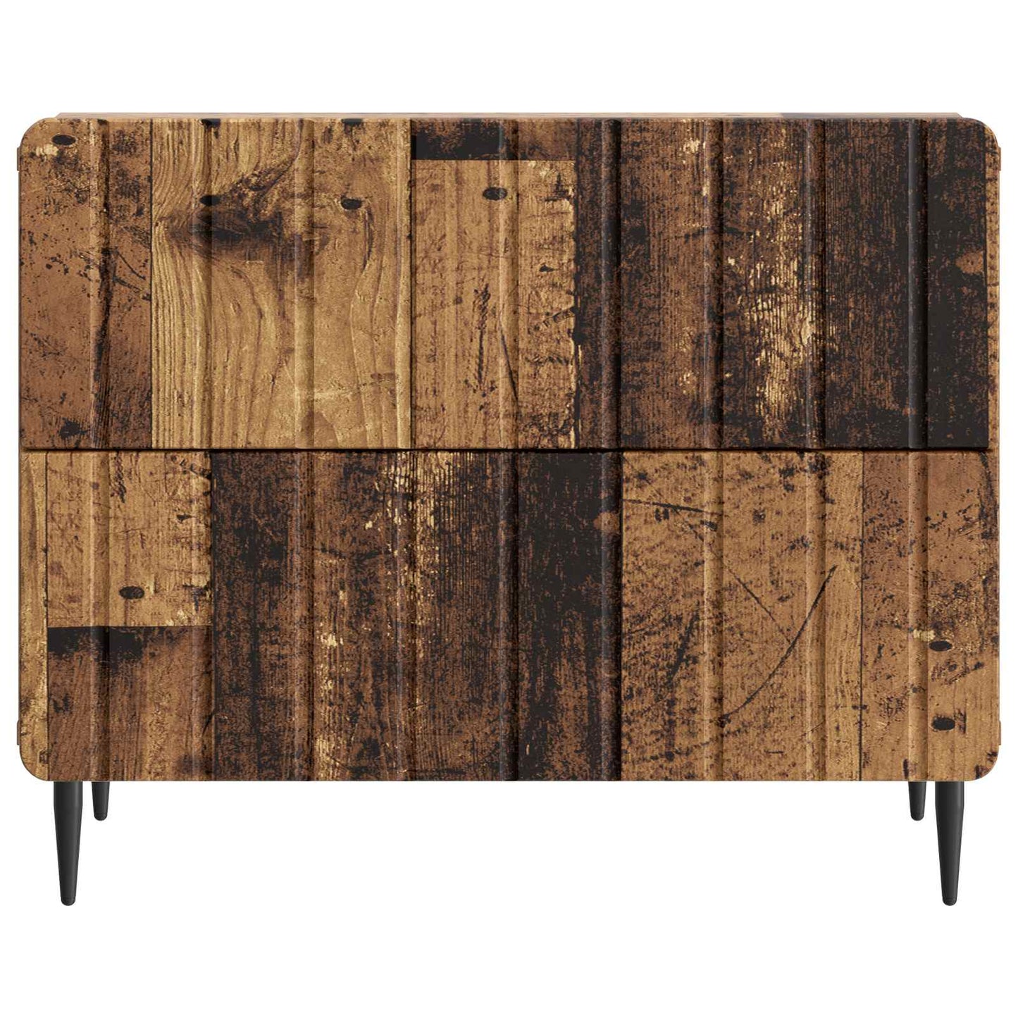 vidaXL Bedside Cabinet Old Wood 62 x 34.5 x 49.5 cm Engineered Wood 5