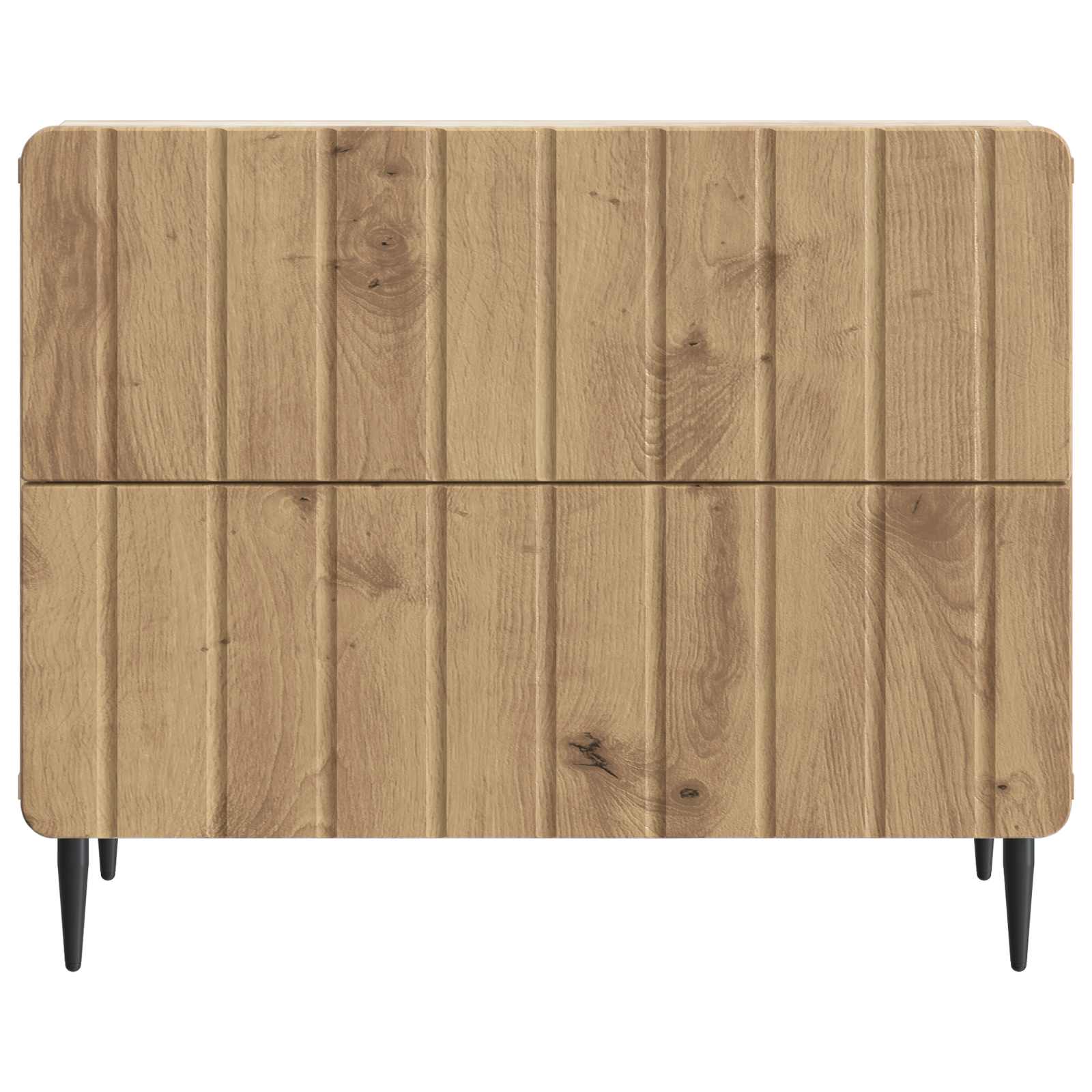 vidaXL Bedside Cabinet Artisan Oak 62 x 34.5 x 49.5 cm Engineered Wood 5